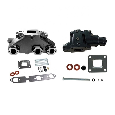 メルクルーザー V6 エンジンの樹脂鋳造海洋排気 manifolds 乾燥関節ライザー