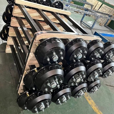 500Kg-2000Kg 負荷容量 トレーラー軸 機械ドラムブレーキ 簡単に設置