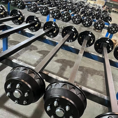 500Kg-2000Kg 負荷容量 トレーラー軸 機械ドラムブレーキ 簡単に設置