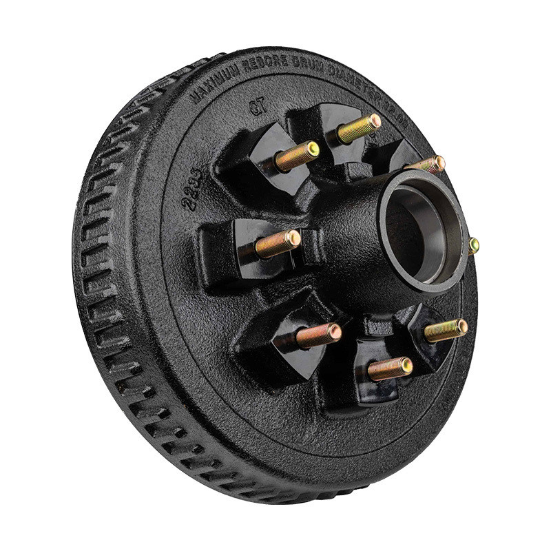 トレーラーパーツ 7000 lb 8 Lug 6 1/2 12 インチ ブレーキドラム 耐久性とトレーラーブレーキ